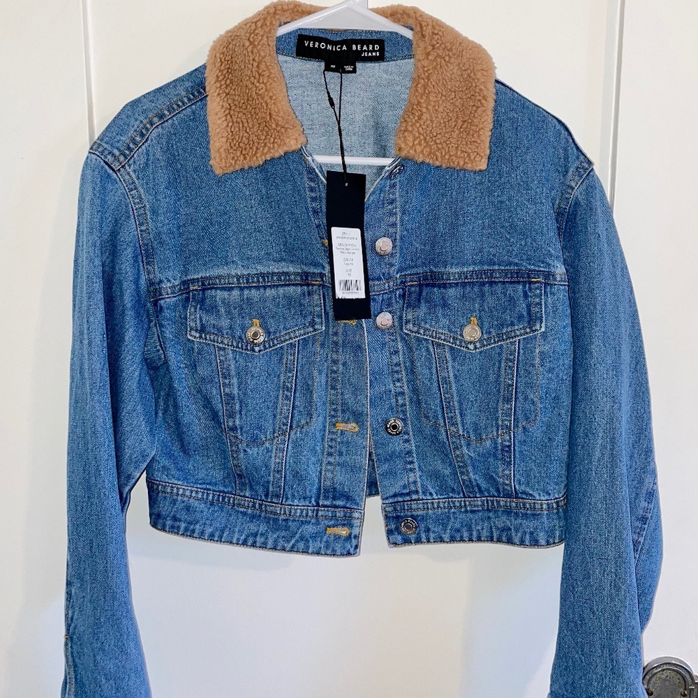 VERONICA BEARD, NWT, UNUSED Peyton Jean Jacket - Color: Laguna, Size: XS